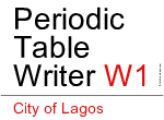 Periodic Table Writer