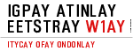 Igpay Atinlay Eetstray