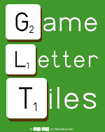 Game
 Letter
 Tiles