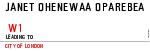JANET OHENEWAA OPAREBEA   