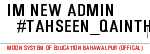 Im New Admin   #Tahseen_Qainth 