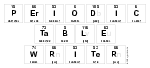 Periodic
 Table
 Writer