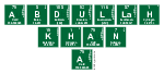 Abdullah
 Khan
   A 