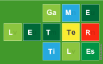 Game
 Letter
 Tiles