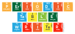 Periodic
 Table
 Writer