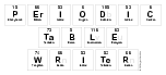 Periodic Table Writer