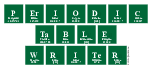Periodic
 Table
 Writer