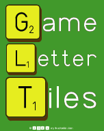 Game
 Letter
 Tiles