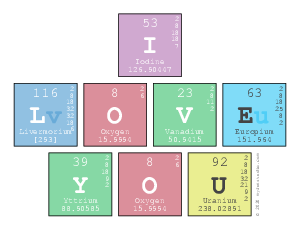 I
 Love
 You