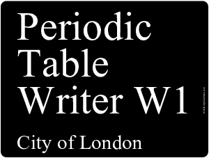 Periodic Table Writer