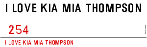 I LOVE KIA MIA THOMPSON  