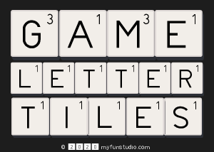 Game
 Letter
 Tiles