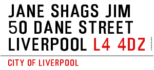 JANE SHAGS JIM 50 DANE STREET LIVERPOOL