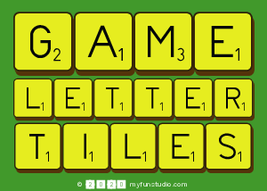 Game
 Letter
 Tiles