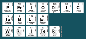 Periodic Table Writer