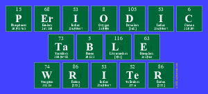 Periodic Table Writer