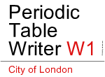 Periodic Table Writer