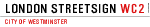 London Streetsign