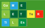 Game
 Letter
 Tiles