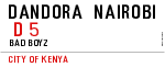 DANDORA  NAIROBI 