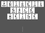 Periodic
 Table
 Writer 
 
 