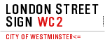 LONDON STREET SIGN