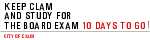 Keep Clam  And Study For  The Board Exam