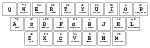 Qwe|rtyuiop
 A|sdfghjkl
 Zxcvbnm