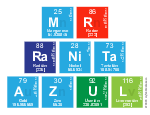 Mr
 RANITA 
 Azul