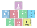 I 
 Love
 You