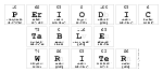Periodic Table Writer
