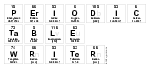 Periodic
 Table
 Writer