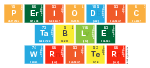 Periodic
 Table
 Writer