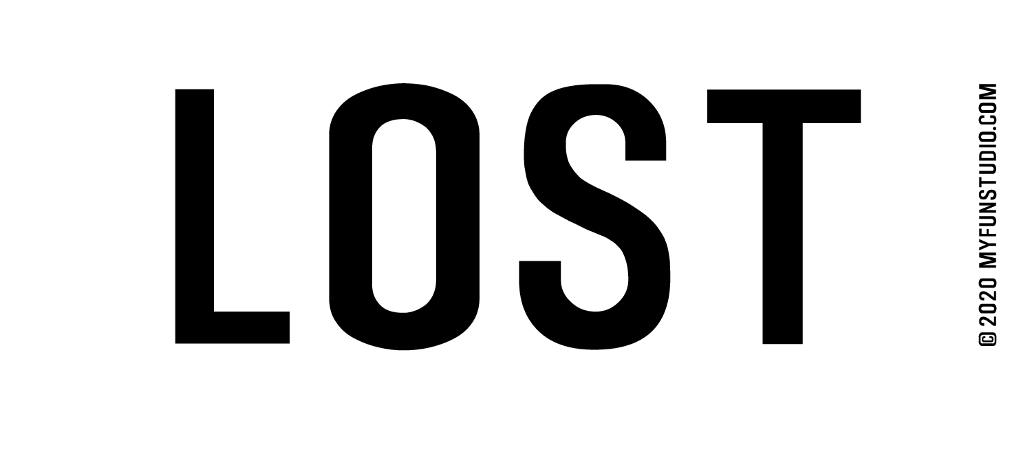 'Lost' - London Street Sign Writer » My Fun Studio