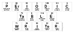 Periodic
 Table
 Writer