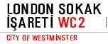 LONDON SOKAK İŞARETİ