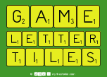 Game
 Letter
 Tiles