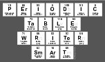 Periodic
 Table
 Writer
 Smart