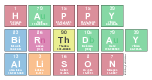 Happy
 Birthday
 Allison