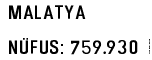 MALATYA  NÜFUS: 759.930