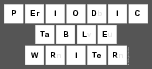 Periodic
 Table
 Writer