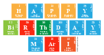Happy
 Birthday
 Mari
