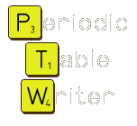 Periodic
 Table
 Writer