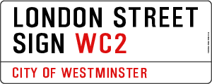 LONDON STREET SIGN