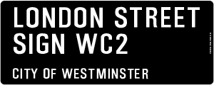 LONDON STREET SIGN