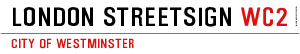 London Streetsign