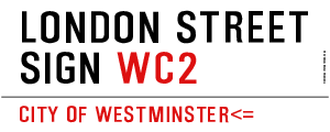 LONDON STREET SIGN