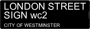 LONDON STREET SIGN