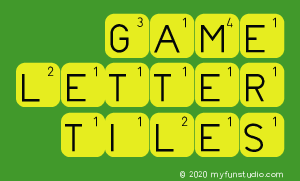 Game Letter Tiles