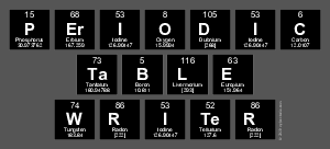 Periodic
 Table
 Writer